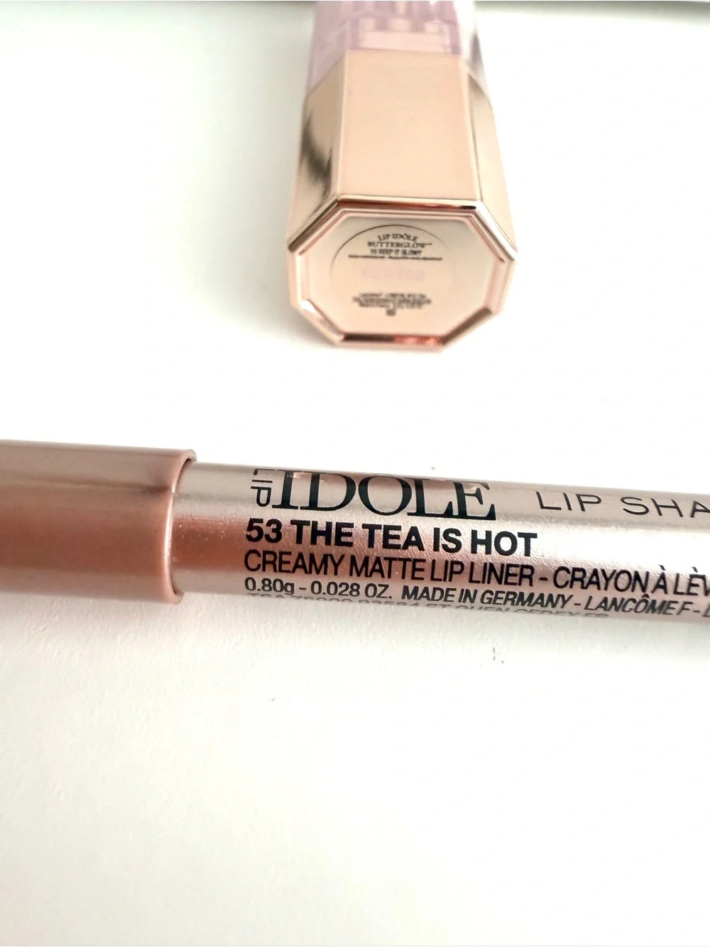 Lancôme Lip Idôle Mini Duo Butterglow 10 + Lip Shaper 53 Tea Is Hot